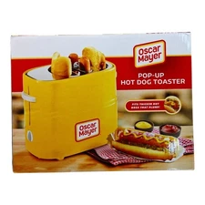 Oscar Mayer 2 Slot Pop-Up Hot Dog and Bun Toaster New