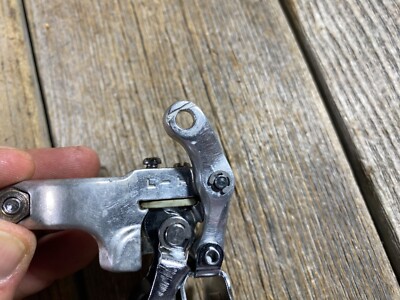 Ancien dérailleur avant Shimano FD-Z206 triple 28,6 mm pince bas