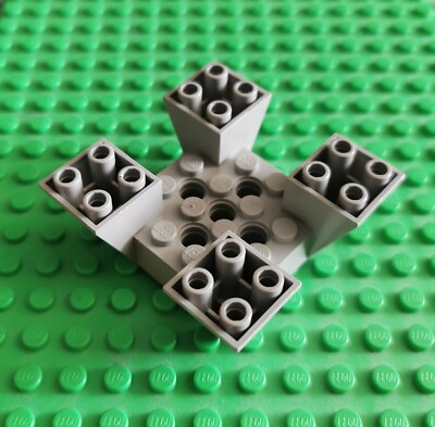 Lego Wall Part Vintage Light Grey 6x6x2 Tower Castle 30373 A023