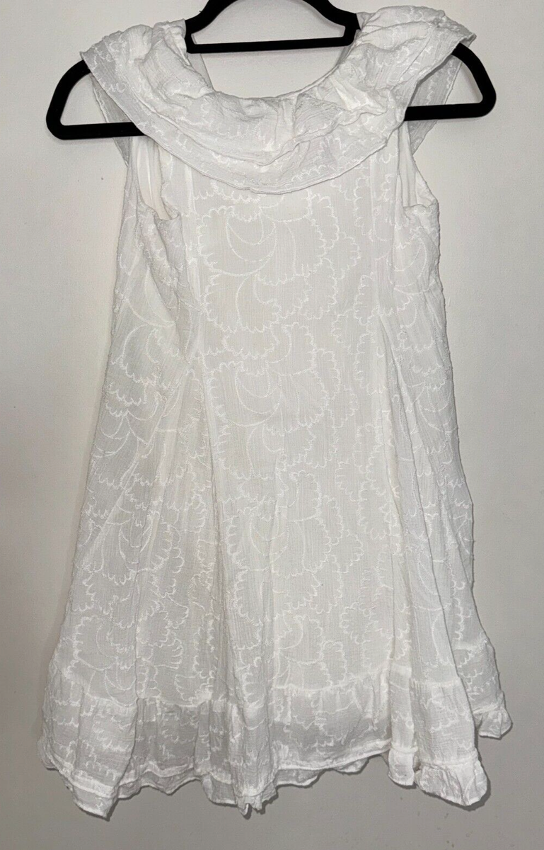 ZARA Girls Dress White Frilly Embroidered Ruffles Lined 100% Cotton Size 11-12 | eBay ZARA Girls Dress White Frilly Embroidered Ruffles Lined 100% Cotton Size 11-12 | eBay