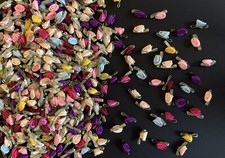 Rosebuds Roses Satin Flowers Wedding Card Rose buds 25