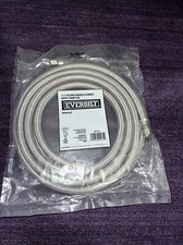 Everbilt 12' Polymer Coated Braided Ice Maker Connector Supply Hose New Sealed