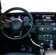 For Jeep Wrangler JL 2018-2022 Strip screen Car Radio Multimedia Player Stereo