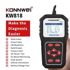 KW818 OBDII EOBD Gas​oline Cars Auto Engine Diagnostic Scanner Code Reader NEW