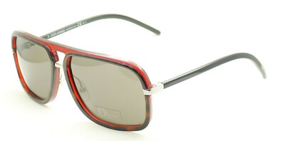 DIOR HOMME BLACK TIE 0136S YZQ70 59 mm Sonnenbrille Schirme Gestell Brandneu ...