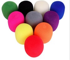 10xMicrophone Sponge Handheld Mic Head Grills Foam Covers KTV Windscreen Covers