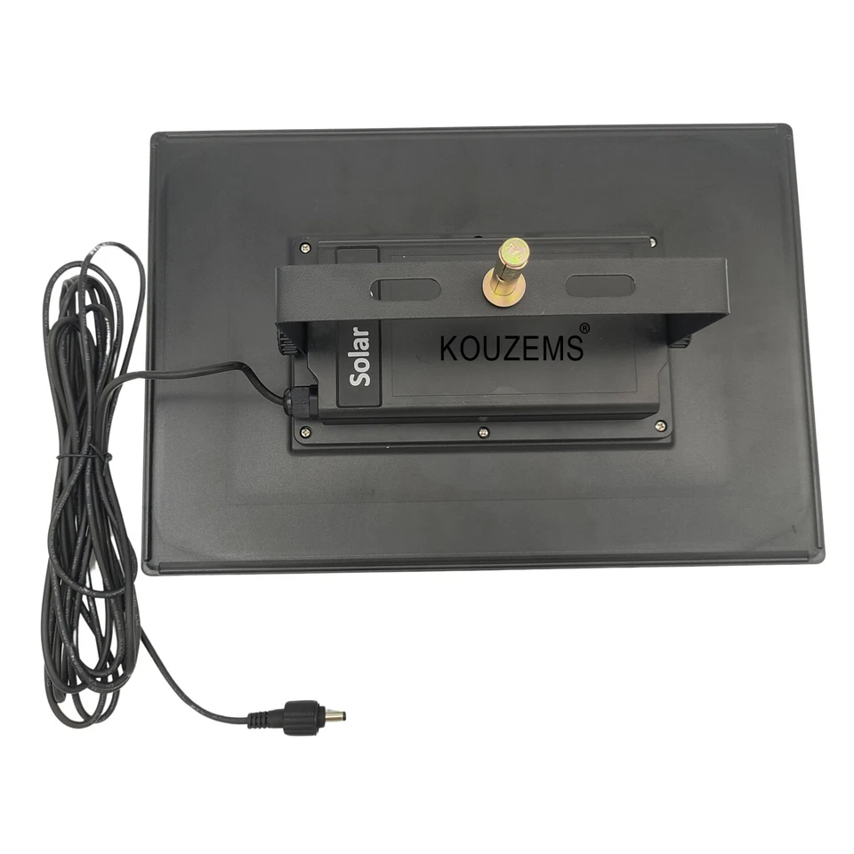 Luz de pared LED con energía solar impermeable para jardín, camino, patio de seguridad Foto 3 de 4