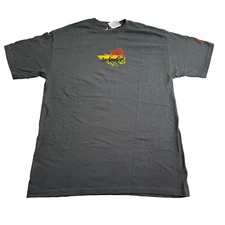 VTG Local Motion Shirt Mens Medium Gray Logo Hawaii Crewneck Short Sleeve Tee