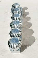 Fumaiolo radiante girevole eolico terminale per camini ZINCATO 17/22/27/32/37/42