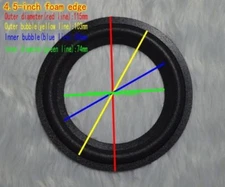 10pcs 4.5" inch Speaker Foam Edge Speaker Surround Home HiFi Audio Repair DIY