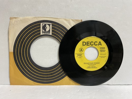 EARL GRANT: ELIZABETHAN REGGAE ~ GRANT'S PASS-45 RPM RECORD IN VG + D8 - Picture 2 of 2