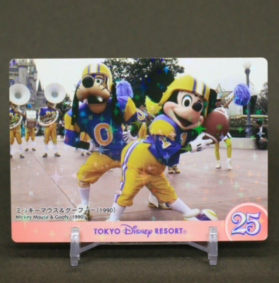 Mickey Mouse & Goofy 1990 Tokyo Disney Resort COLLECTION CARDS