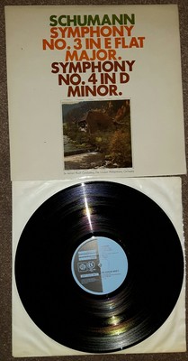 Shumann Symphony No. 3 in E Flat Major. Symphony No.4 in D Minor LP