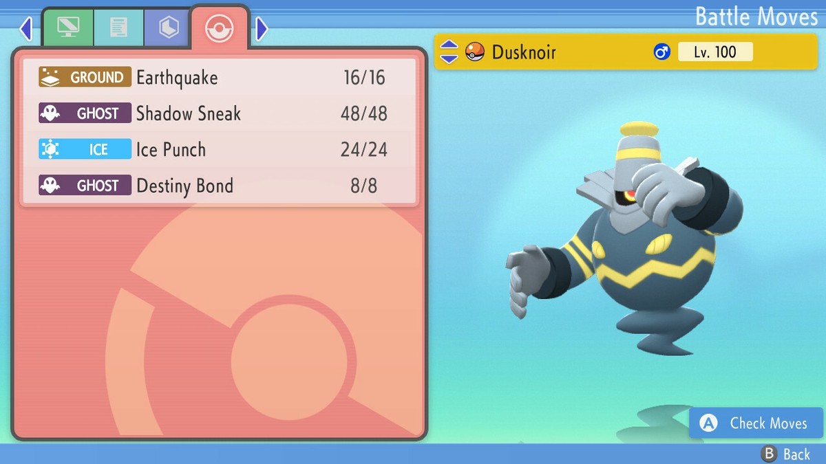 Shiny Dusknoir 6IVs Pokemon BDSP | eBay Shiny Dusknoir 6IVs Pokemon BDSP | eBay