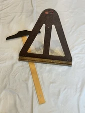 Wolsey Tabletop Adjustable Easel And Alvin C24 Drafting Straight Edge