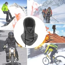 Sherpa Hood Ski Mask Winter Balaclava Windproof Warm Hood Cover Hat Cap Scarf 