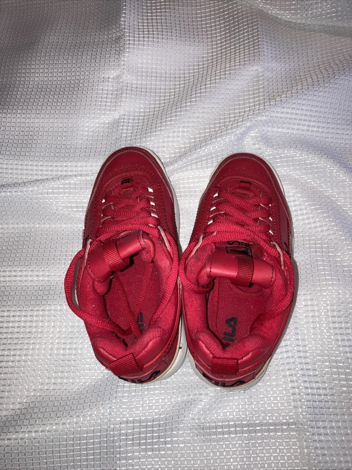 Zapatos Fila rojos para niños talla 13, #107 Foto 4 de 4