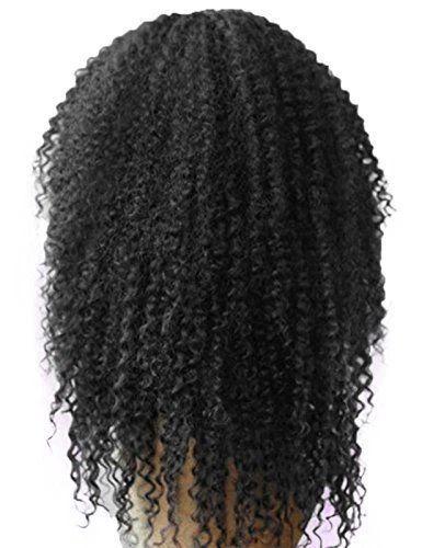 Curly Brazilian Human Hair U Part Wigs for Black Women Kinky Curly U Part Wigs - Image 3 of 4