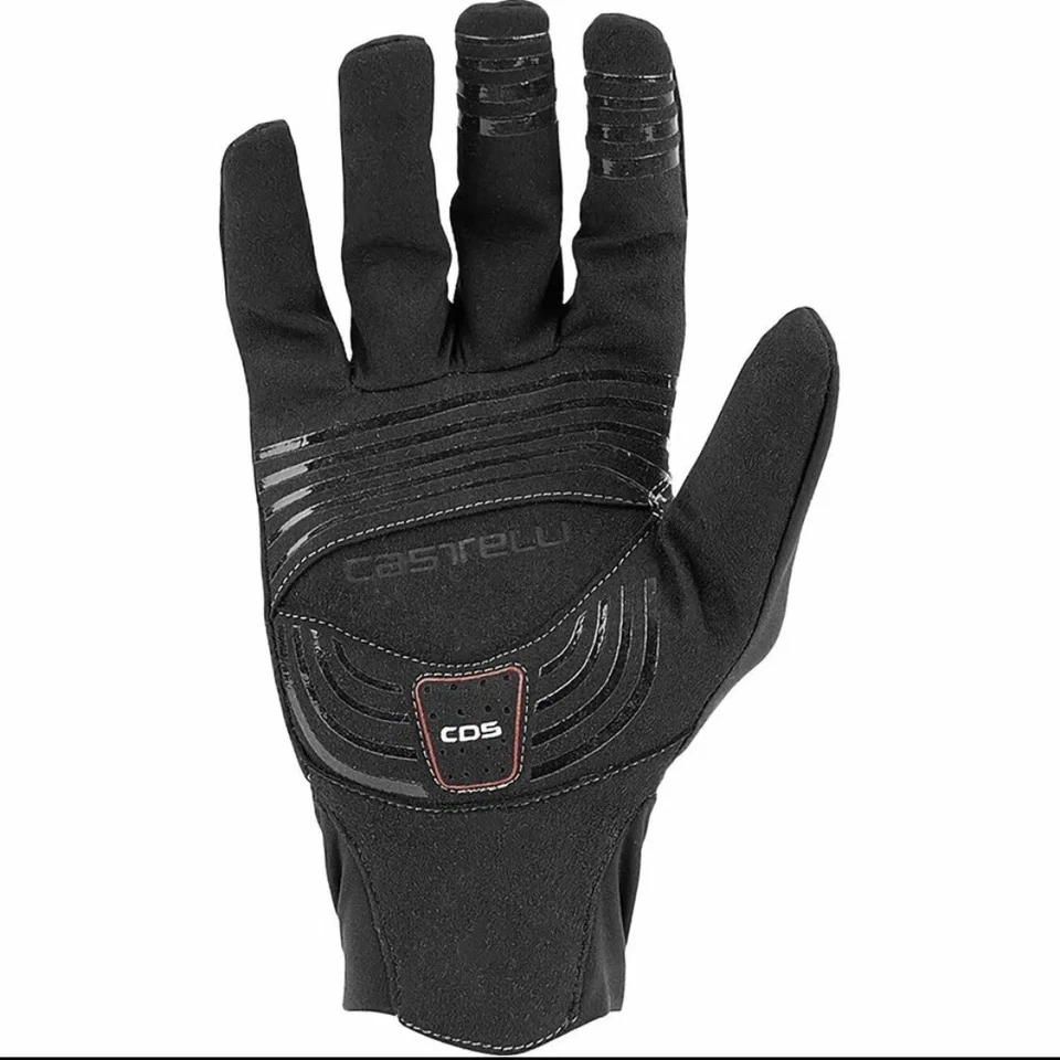 NUEVO Guantes de ciclismo ligeros Castelli LIGHTNESS 2 dedos largos: NEGROS medianos Foto 3 de 4
