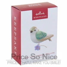 Hallmark 2024 Ornament Beauty of Birds Lady Violet-Green Swallow LIMITED EDITION