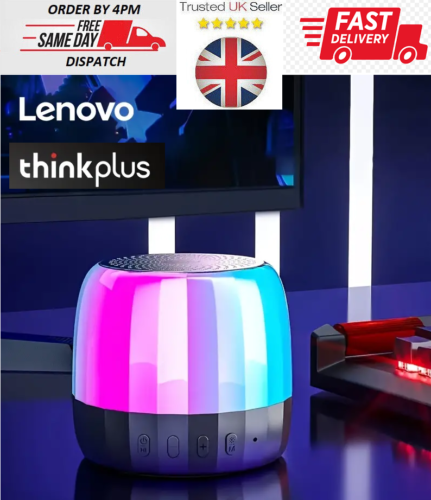 Lenovo K3 Plus Bluetooth 5.2 Subwoofer tragbarer Player RGB Licht Lautsprecher - Bild 1 von 6