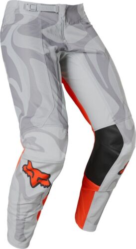 Fox Racing Airline EXO LE Mens MX Offroad Pants Gray/Orange FREE SHIP! SAVE$$ - Afbeelding 1 van 2