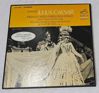 Handel Julius Caesar Treigle Sills Forrester Wolff Stereo LP Set LSC-6182 NMC