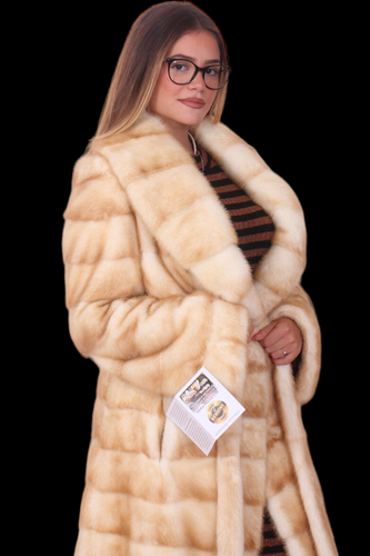 Coat Mink Jacket Pelliccia Visone мех giacca 毛皮 Nerz Mantel Fur fourrure vison - Picture 3 of 11