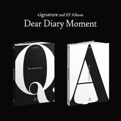 CIGNATURE DEAR DIARY MOMENT 2nd EP Album RANDOM CD+Foto buch+3 Karte+Fold Poster