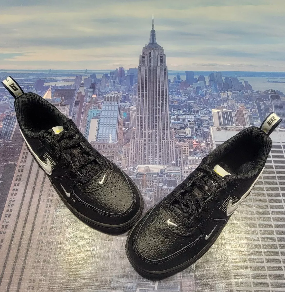 Nike Air Force 1 LV8 Low Utility Black PS PreSchool Size 13c AV4272 001 New