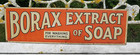 Borax Extract original vintage tin advertising sign. Free delivery!