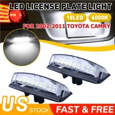 Rear LED Number License Plate Light Kit White Lamp For 2002-2011 Toyota Camry