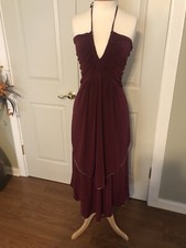 Marc by Marc Jacobs Burgundy Spandex Knit  Disco Cocktail Party Dress small