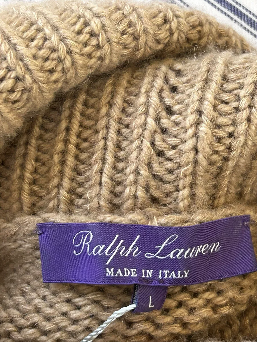 Ralph Lauren Purple Label cashmere /silk/ mohair sweater xL