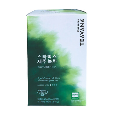 Starbucks Teavana Jeju Green Tea Bag 3g*15pcs Korea Matcha Rokucha