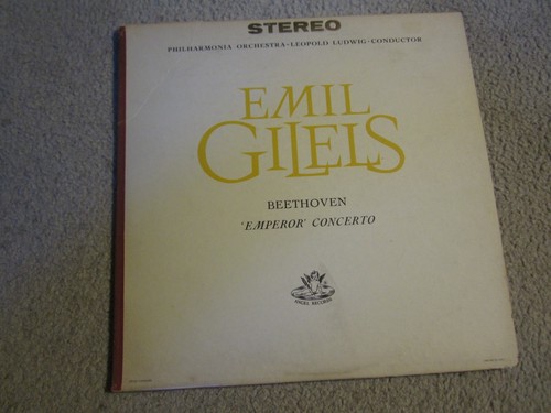 Beethoven: Piano concerto #5 ("Emperor") (Emil Gilels) *SEE BELOW*