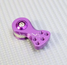 RC 1/10 Aluminum Steering SERVO HORN Saver LARGE 25T For CARS Servos -PURPLE-