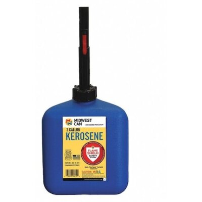 Flame Shield 2610 Gas Can, Hdpe, 2 Gal, Blue, Kerosene