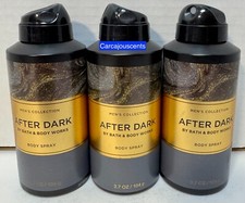 Bath Body Works After Dark for Men Body Spray set of 3