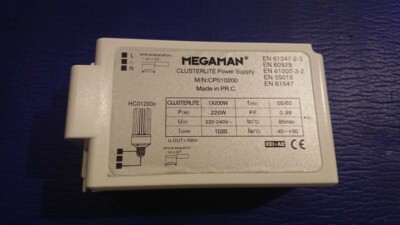 Megaman Clusterlite Powersupply 200 W for Clusterlite HC01200x