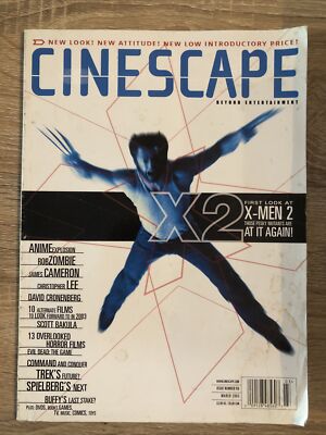 Cinescape Magazine #69 (2003) - Wolverine Cover - Rob Zombie, James Cameron