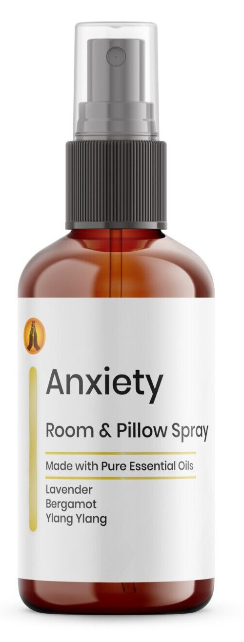 Spray de almohada de ansiedad | 100 ml | aceite esencial para la ansiedad spray de sueño niebla de habitación