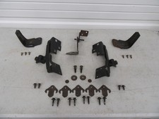 87-93 Ford Mustang Complete Rear Seat Mounting Brackets W Bolts Hardware Gt Lx