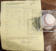 Mike Hampton Autographed Rawlings MLB Baseball Atlanta Braves