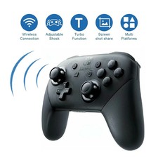 Switch Pro Controller Nintendo Wireless Full Black Function 2