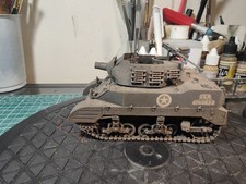 75 mm Haubica Wagon silnikowy M8 top budowa 1/35 zbudowany i pomalowany, drobny