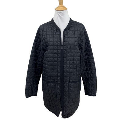 ATHLETA ジップアップジャケット M Athleta Jacket Womens M Medium Black Grandview PrimaLoft Shell