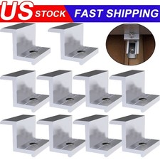 10X Solar Panel End Clamp End Clamp High C-orrosion Resistance Strong Bestseller