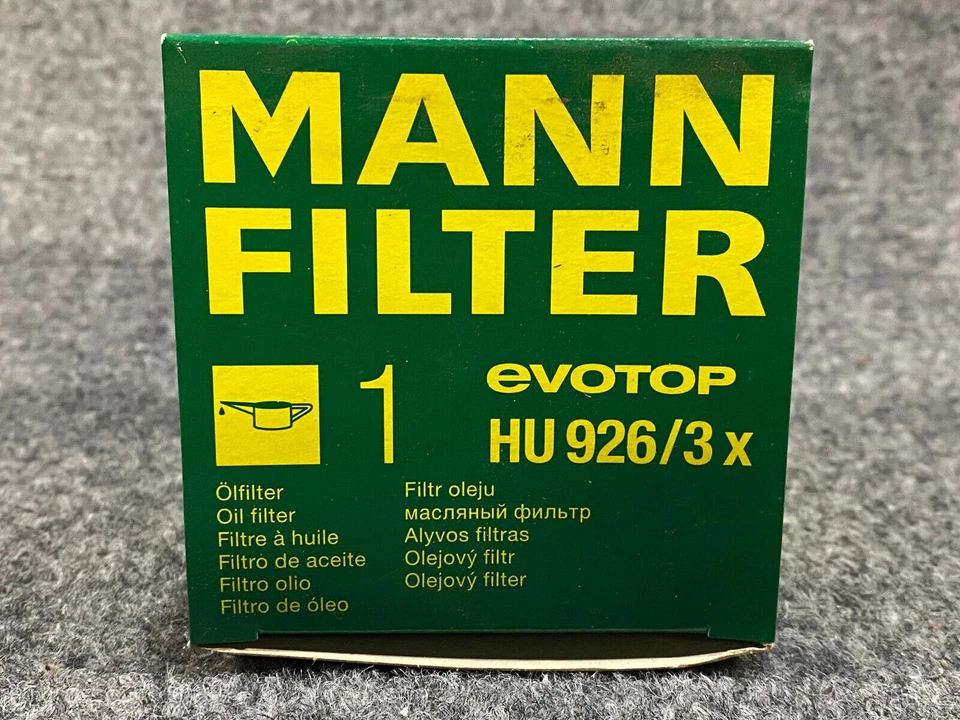 Mann 滤油器 - HU926/3X / 11-42-1-730-389 - 适用于宝马 325i、325is、525i 和 525iT — 第 4/4 张图片