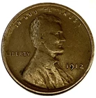 1912 P Lincoln Wheat Cent Penny Very Good Condition "Actual Coin Pictured" -1912